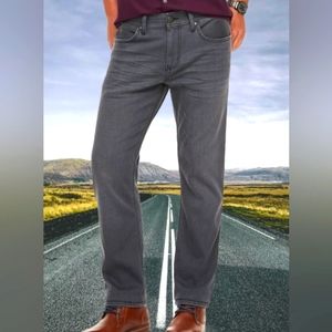 Men's Marc Anthony Faded Black Slim Straight Fit Jeans 36x32